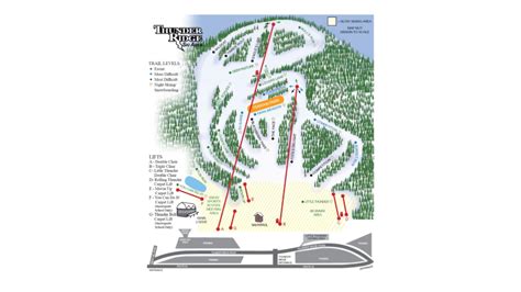 Thunder Ridge Ski Map And Resort Information - Free Piste Map