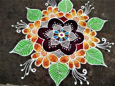 Some DIY Fun Alert: Easy Rangoli Kolam Designs for Your Pallikal Thellichal Celebrations!