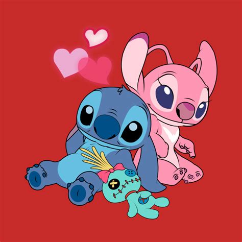 Stitch & Angel 2 - Lilo And Stitch - Hoodie | TeePublic