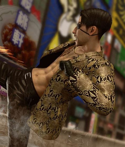 Goro Majima Jacket | Yakuza Like A Dragon Snakeskin Jacket