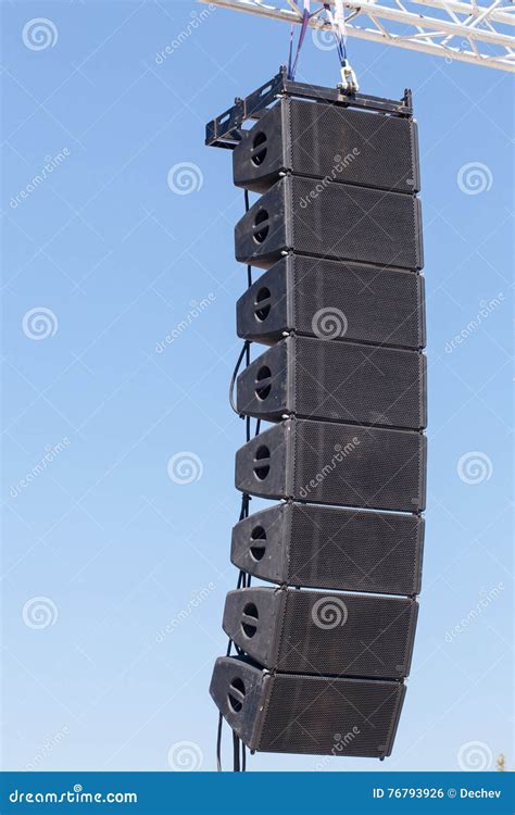 Stage Sound Equipment. Powerful Stage Concerto Industrial Audio ...