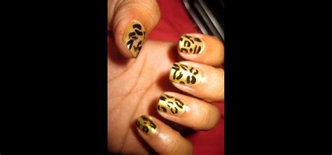 How to Paint cheetah print nails « Nails & Manicure :: WonderHowTo