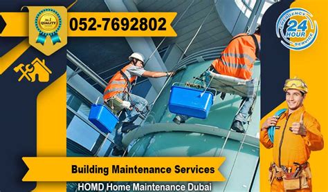 Building Maintenance Services Dubai - 0527692802 - HOMD - 24/7 service