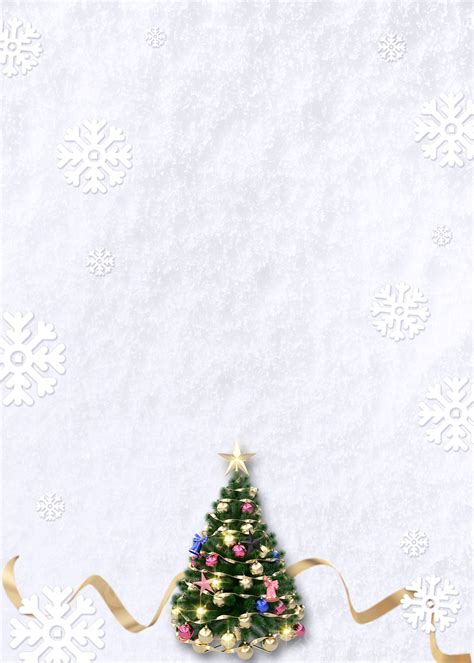 Christmas Background With White Snowflakes Wallpaper Image For Free ...