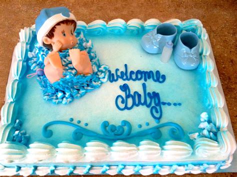 Hector's Custom Cakes: Boy Baby Shower Cake-Twin Boy Baby Shower Cake