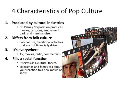 Four Characteristics of Pop Culture