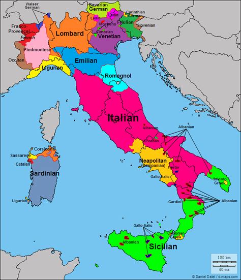 Languages of Italy | Language map, Europe map, Historical maps