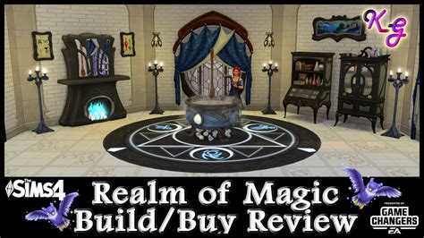 Realm of Magic Build Buy Review - The Sims 4 - YouTube