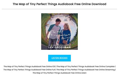 The Map of Tiny Perfect Things Audiobook Free Online Download by GrozdaYamikani - Issuu