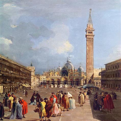 Piazza San Marco, Venice Painting by Francesco Guardi - Pixels