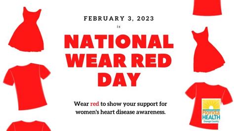 National Wear Red Day for women’s heart health