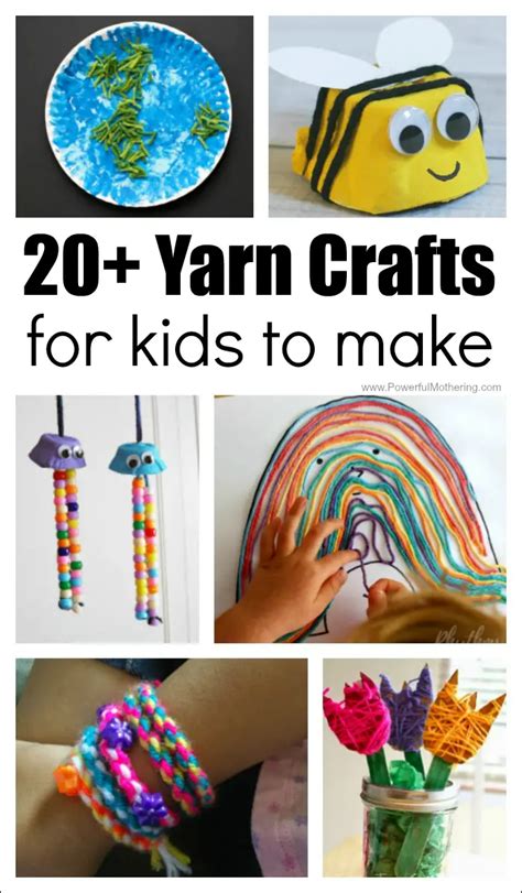 20+ Absolutely Fantastic Yarn Crafts for Kids to Make