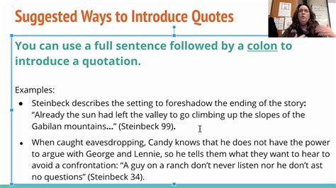 How to introduce a quote if theres no author - withwave