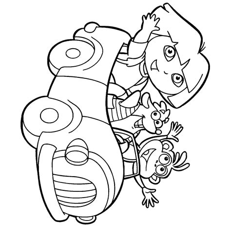 Dora Colouring Pictures | Coloring Pages To Print