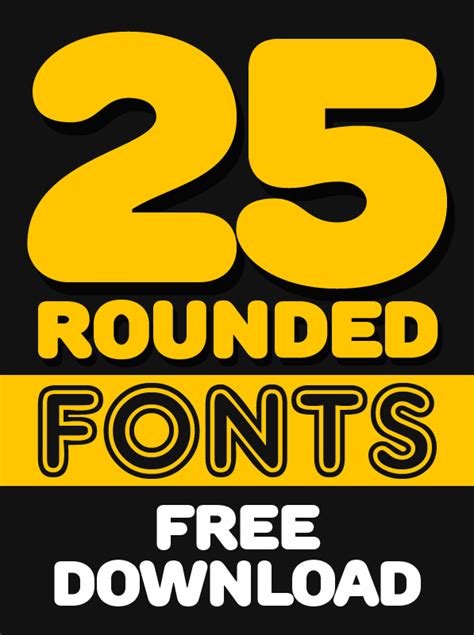 Rounded Fonts Free Download | Fonts | Graphic Design Junction