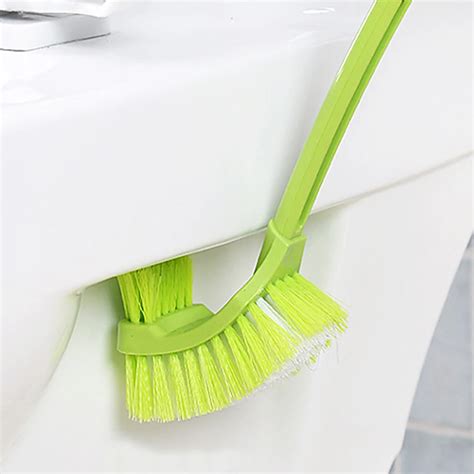 Curved Handle Toilet Brush Toilet Cleaning Brush Back No Dead Toilet Cleaning Brush-in Cleaning ...