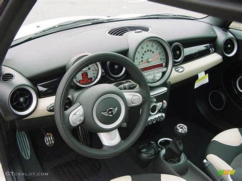 Ray Cream White Leather/Black Cloth Interior 2009 Mini Cooper John Cooper Works Clubman Photo ...