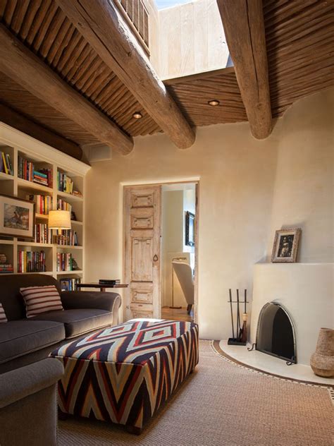 Santa Fe New Mexico Adobe Home - Southwestern Decorating Ideas