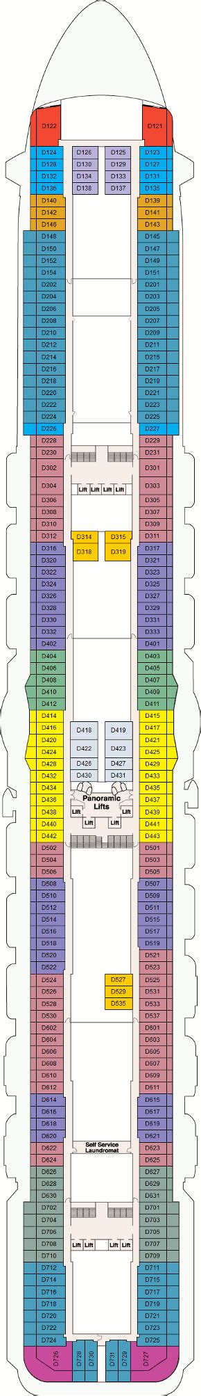 Majestic Princess Deck Plans- Princess Cruises Majestic Princess ...