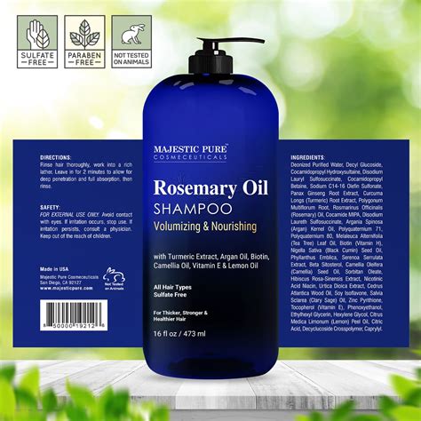 Rosemary Shampoo - Majestic Pure Cosmeceuticals