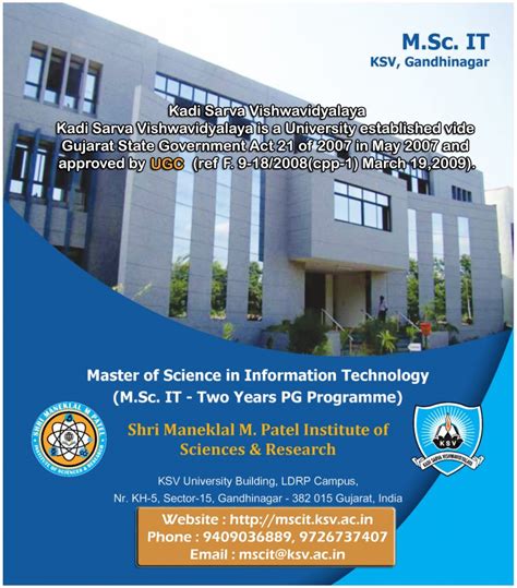 About MScIT - Department of MScIT, Shri Maneklal M. Patel Institute of ...