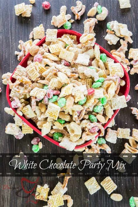 White Chocolate Party Mix! |- Designed Decor