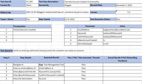 Free Test Case Template – Download the software test plan template Excel - AccelaTest