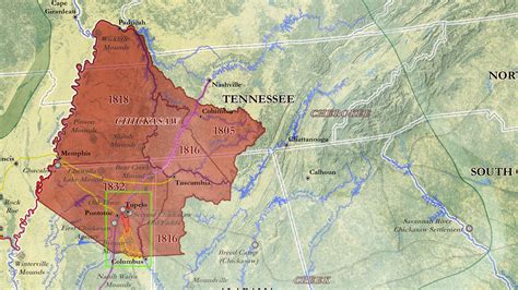 First Chickasaw Land Cession – Treaty of the Chickasaw Nation ...