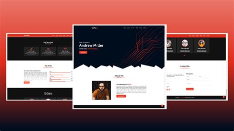 WEB PORTFOLIO DESIGN USING RESPONSIVE on Behance