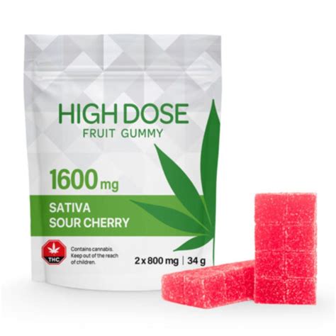 High Dose - Extreme Strength Sour Cherry Sativa (1,600MG THC) - Top ...