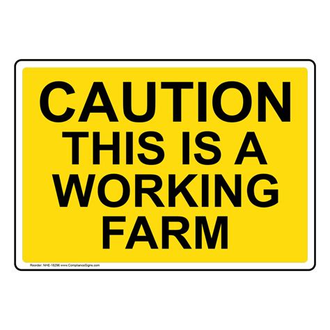 Farm Safety Signs