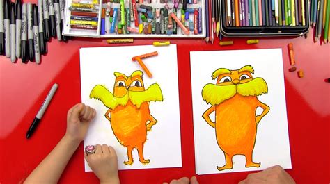 How To Draw The Lorax + Giveaway! - Art For Kids Hub