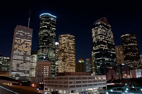 Downtown Houston at Night, free photos, #1201639 - FreeImages.com