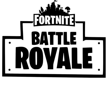 Download Text Royale Black Fortnite Battle Logo HQ PNG Image | FreePNGImg