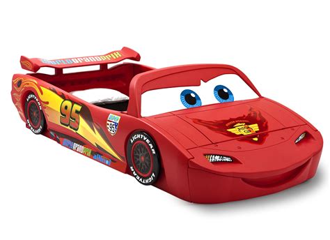 Disney/Pixar Cars Lightning McQueen Twin Bed By Delta Children ...