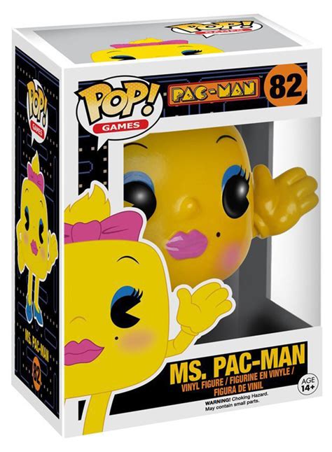 Funko POP! Games Pac-Man #82 Ms. Pac-Man - New, Mint Condition, Vaulted