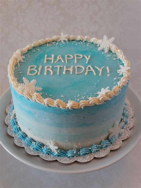 Winter Birthday Cake - CakeCentral.com