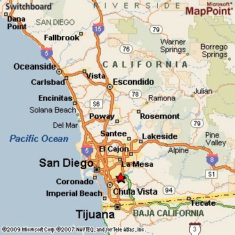 Bonita (San Diego Co), California Area Map & More