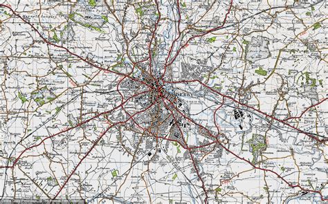 Historic Ordnance Survey Map of Derby, 1946 - Francis Frith