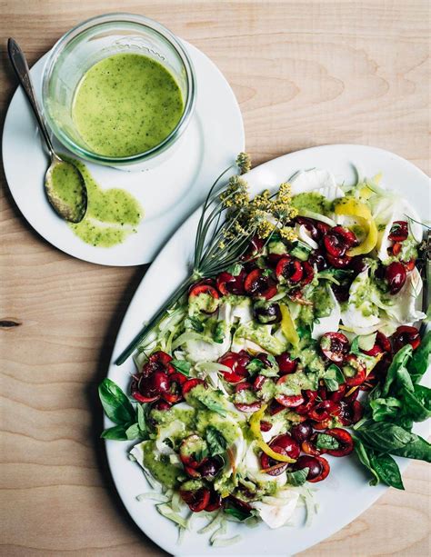 Shaved Fennel and Bing Cherry Caprese Salad - Brooklyn Supper | Recipe ...