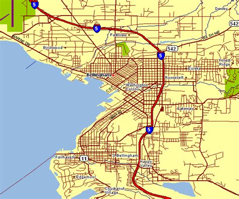 City Map of Bellingham