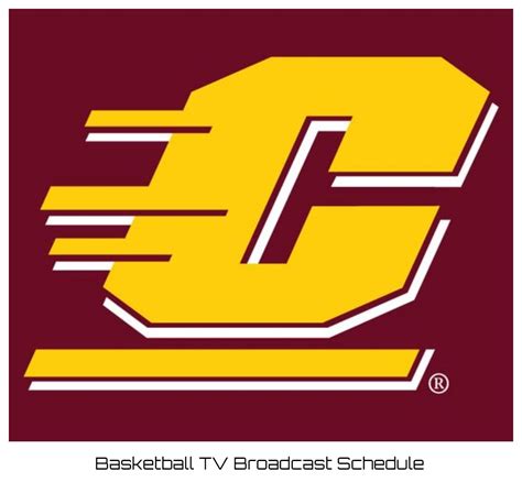 Central Michigan Chippewas Basketball TV Broadcast Schedule 2022-23 | Printable PDF