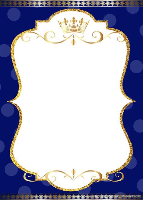 Royal Invitation Card Background Design - Printable Cards