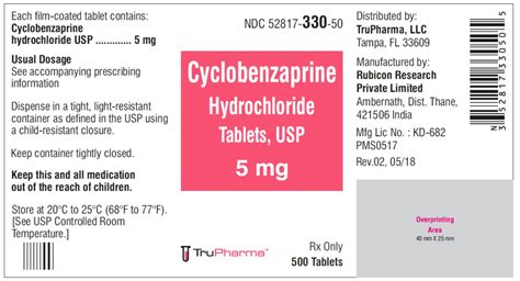 CYCLOBENZAPRINE HCL tablet, film coated