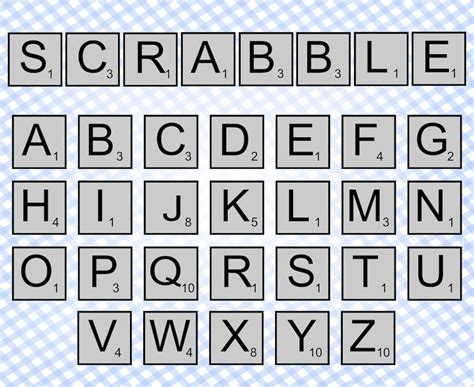 Scrabble font svg Scrabble font svg files for Cricut & | Etsy