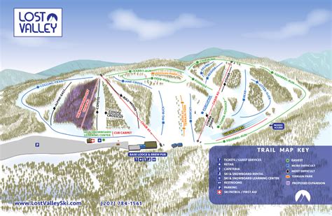 Lost Valley Ski Trail Map Free Download