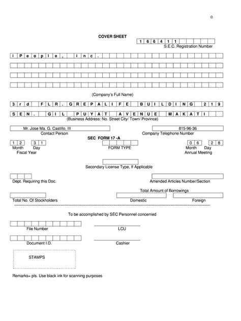 Cover Sheet Sec Excel - cover sheet court