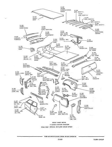 Buick 1940-1972 Parts illustrations / Buick Chassis And Body ...