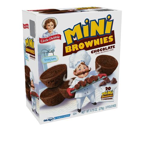 Little Debbie Family Pack Mini Brownies, 9.75 oz - Walmart.com - Walmart.com