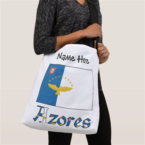 Azores and Azorean Flag with Your Name Crossbody B Crossbody Bag | Zazzle in 2022 | Crossbody ...